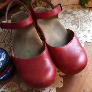 DANSKO Sam Maryjane size 37 sling back clog mule